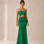 Alessia | Tropical Tie-Front Maxi Set