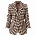 Ann Houndstooth Blazer