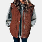 Women's Quilted Hooded Puffer Gilet