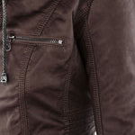 Callista | Hooded Moto Jacket