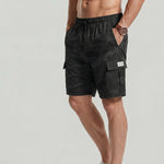 KZZ Men's Camouflage Twill Pocket Shorts