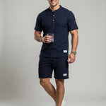 KZZMen's Solid-Color Summer Shorts Set