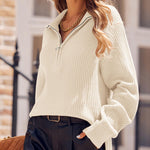 Zeagoo Long Sleeve Oversized Knit Sweater Tops