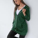 Fleece Hoodies Tunic Long Hoodie Jacket - Zeagoo (Us Only)