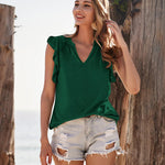 Shirts Short Sleeve Loose T Shirt Blouses - Zeagoo (Us Only)
