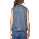 Zeagoo Women's Denim Vest Jean Vest