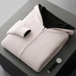 Men's Reversible Two Tone Hooded Jumper