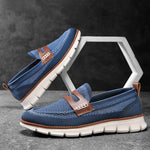 Men's Mesh Penny Loafers