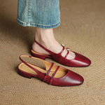 Hilton Leather Flats