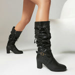 Paolina Buckle Boots
