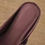 Valeria Genuine Leather Mules