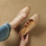 Hilton Leather Flats