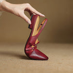 Hilton Leather Flats
