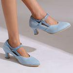 Eleanor Suede Heels