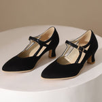 Eleanor Suede Heels