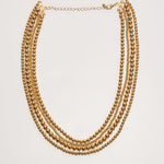 Golden Girl Layered Beaded Necklace