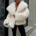 Alpine Grace Faux Fur Coat