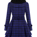 Faux Fur Lapel Double-Breasted Thick Wool Coat - Zeagoo (Us Only)