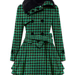 Faux Fur Lapel Double-Breasted Thick Wool Coat - Zeagoo (Us Only)
