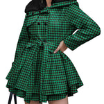 Faux Fur Lapel Double-Breasted Thick Wool Coat - Zeagoo (Us Only)