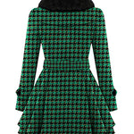 Faux Fur Lapel Double-Breasted Thick Wool Coat - Zeagoo (Us Only)