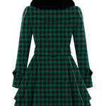 Faux Fur Lapel Double-Breasted Thick Wool Coat - Zeagoo (Us Only)