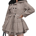 Faux Fur Lapel Double-Breasted Thick Wool Coat - Zeagoo (Us Only)