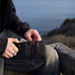 Denim Inspired Mini Folding Wallet