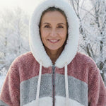 Ombretta | Cappotto Peluche Bicolore