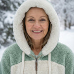 Ombretta | Cappotto Peluche Bicolore