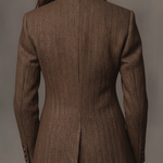 Rosaline | Herringbone Panel Blazer