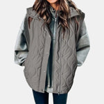 Women's Quilted Hooded Puffer Gilet