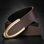 Colton Minimalistic 100% Cowskin Leather Belt