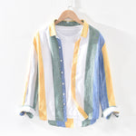 Oliver Romano 100% Linen Long Sleeve Shirt