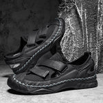 Luca Velcro Leather Sandals