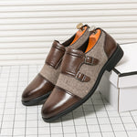 Winston Double Buckle Leather Shoes