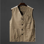 Ridley Multi-Pocket Cotton Vest