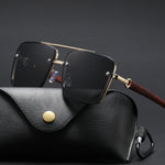 Beckett Square Wood Sunglasses