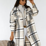 Elmwood Plaid Button Down Coat