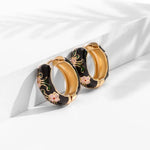 Leilani Floral Hoop Earrings