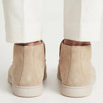 Monaco | Mocassino Aperto Camoscio — Beige
