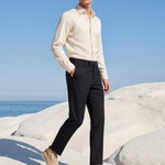 Monaco | Mocassino Aperto Camoscio — Beige