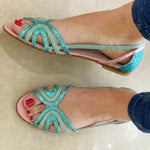 FLORENCE | Metallic Shine Sandals