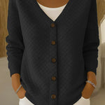 Eleonora | Button-Down Quilted Cardigan