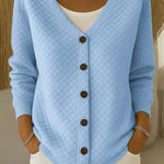 Eleonora | Button-Down Quilted Cardigan