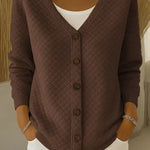 Eleonora | Button-Down Quilted Cardigan