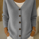 Eleonora | Button-Down Quilted Cardigan