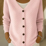 Eleonora | Button-Down Quilted Cardigan