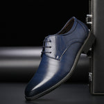 Lucien Moreau | Business Leather Lace-Up Shoes For Men