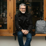 Men's Classic Tweed-Look Business Coat